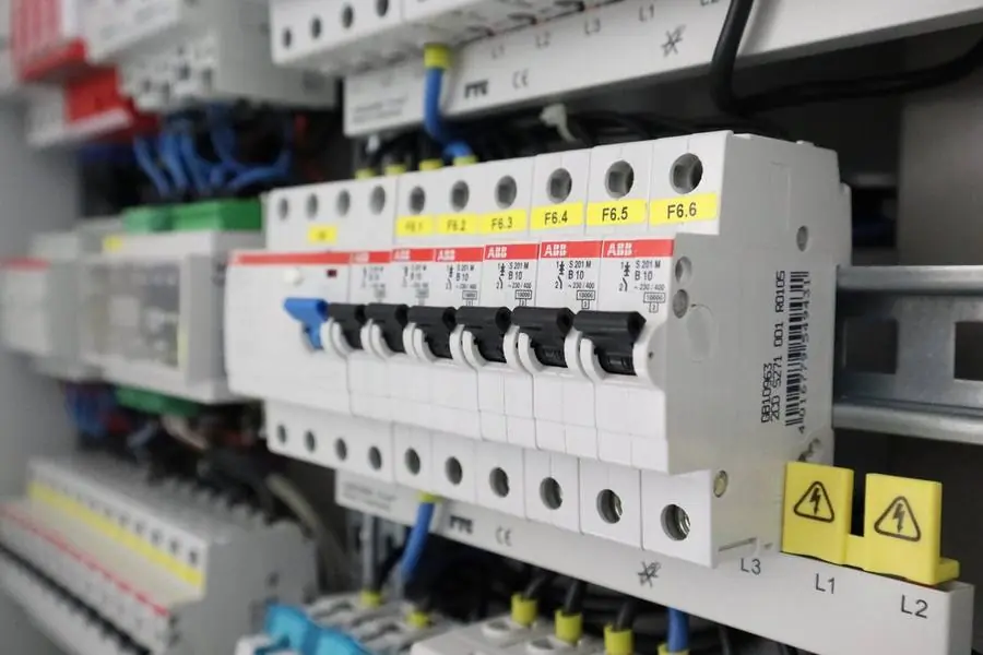 Sicherungskasten bei der E-Check-Prüfung