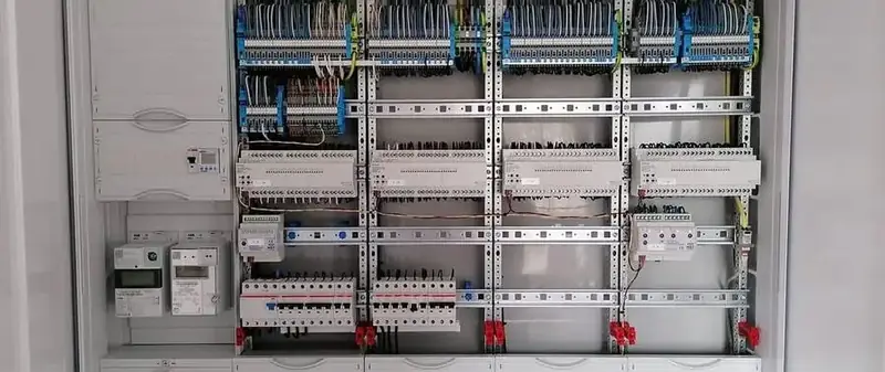Elektroinstallation durch neuverdrahtet